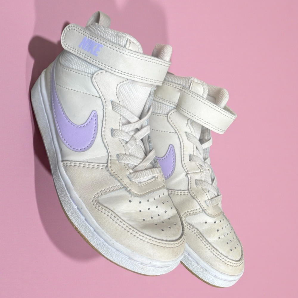 Nike Court Borough Mid 2 girl sneakers 13C - Picture 3 of 5